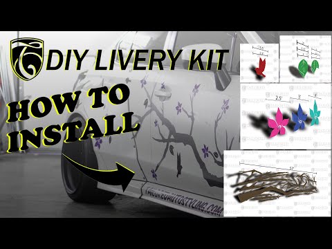 How To DIY Livery Installation Video Cherry Blossom Kit