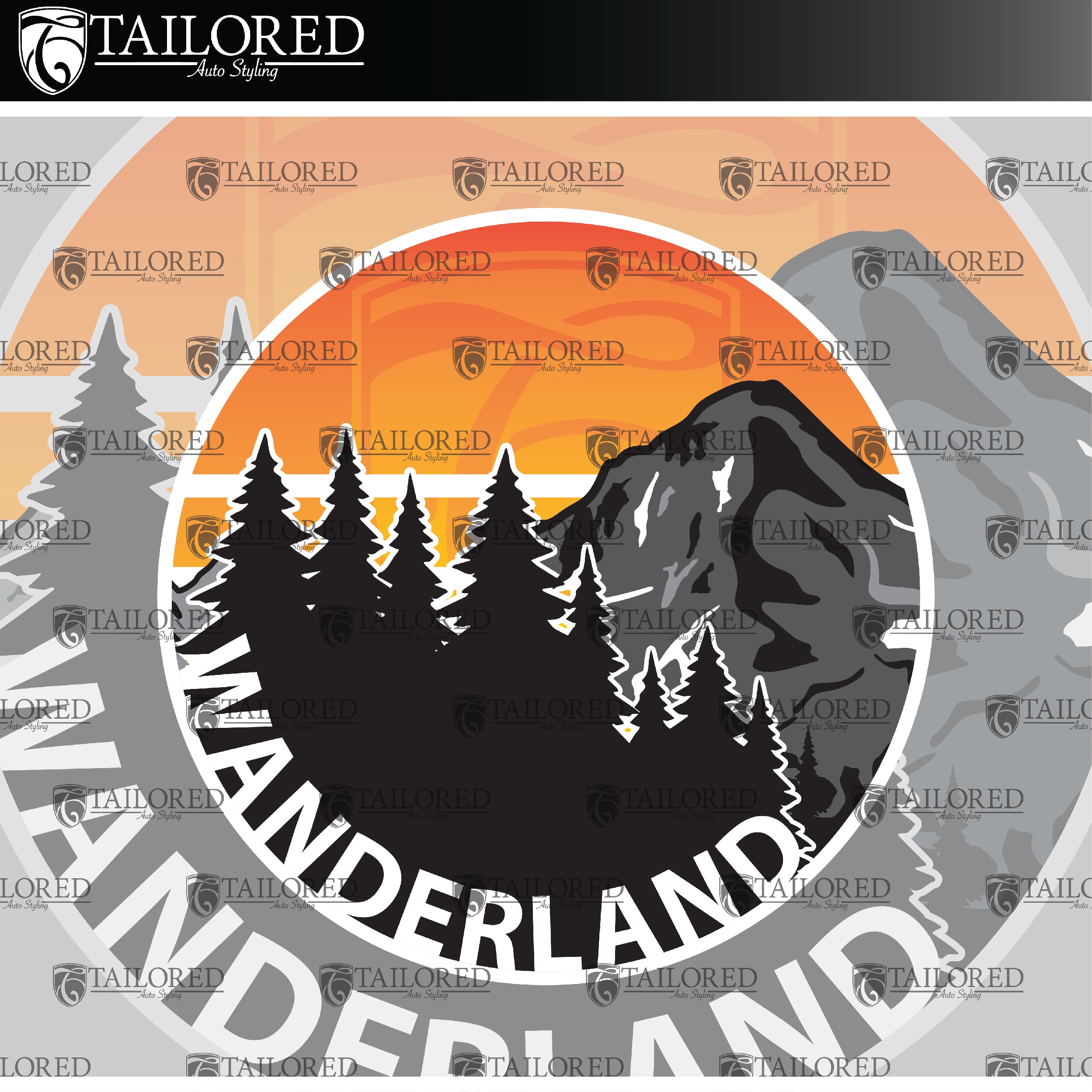 Wanderland Window Banner + Sticker Pack - Universal Fit